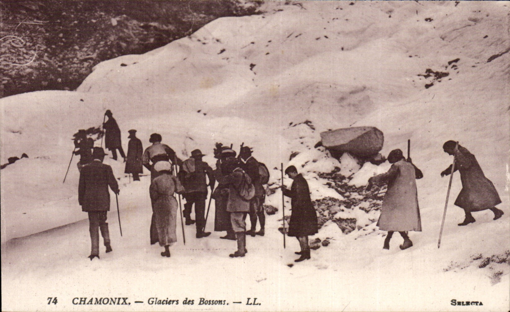 Chamonix — Glaciers des Bossons — LL. — Selecta