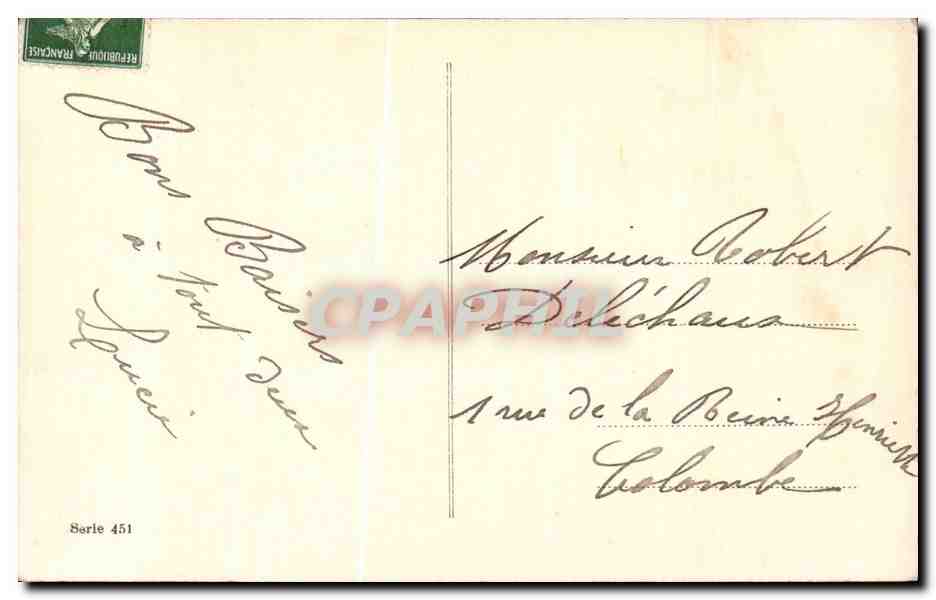 CPA Fantaisie Fleurs Muguet Porte bonheur Paques ouefs Easter — Rückseite