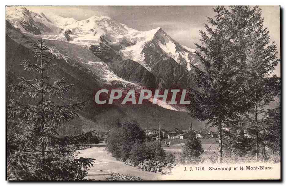Chamonix - Le Mont Blanc - CPA 