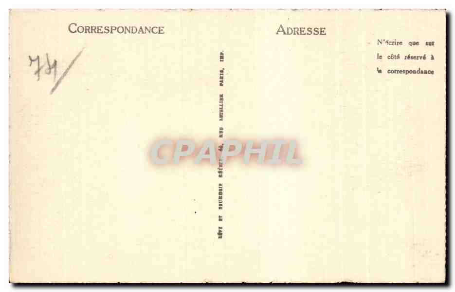 Chamonix - Le Mont Blanc - CPA  — Verso