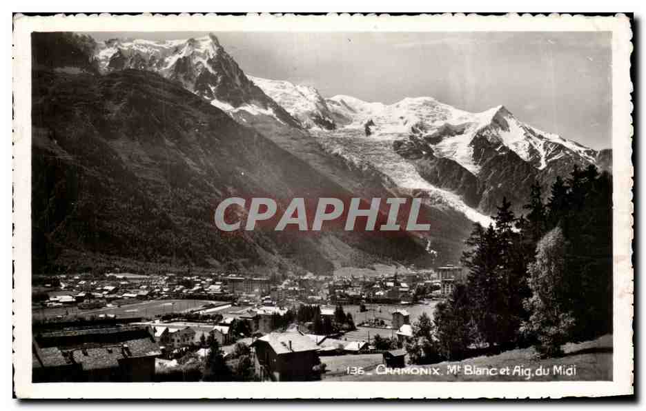 Chamonix - Mont Blanc - Aig du Midi - CPA 
