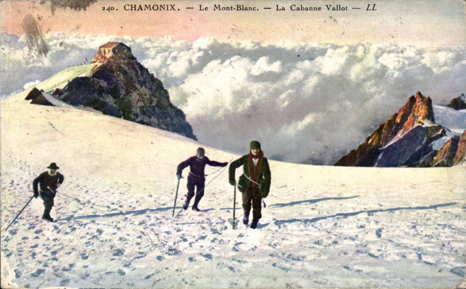 Chamonix - Le Mont Blanc - La Cabanne Vallot - CPA 