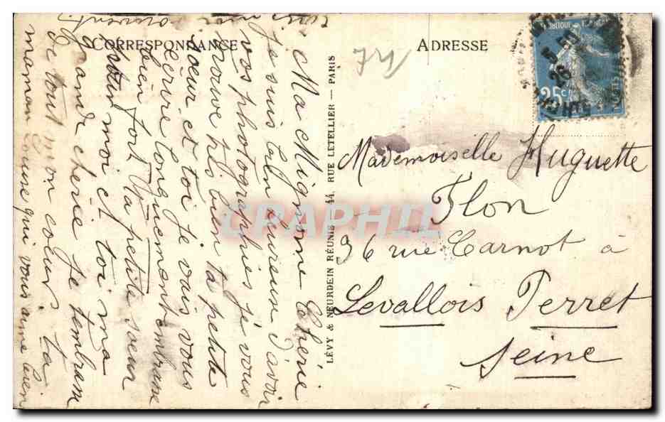 Chamonix - Le Mont Blanc - La Cabanne Vallot - CPA  — Verso