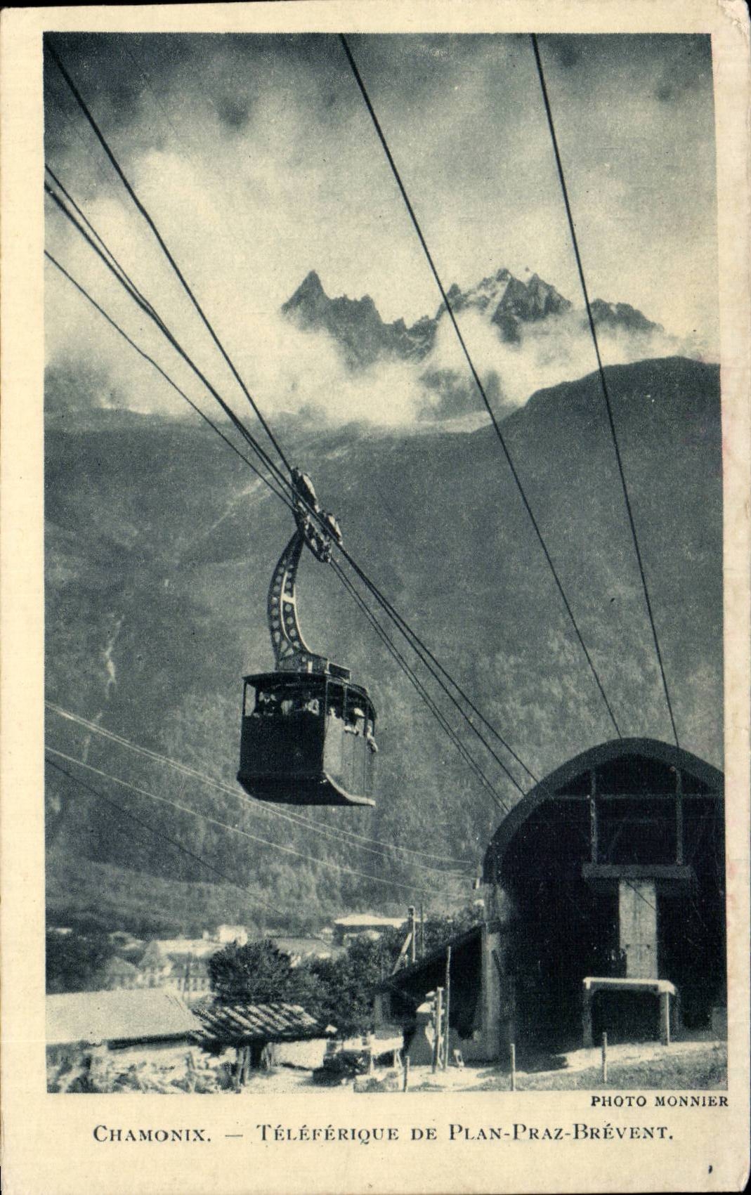 Chamonix - Teleferique de Plan Praz Brevent - CPA 