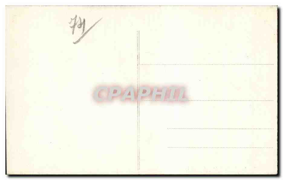Chamonix - Chalet du Glacier des Bossons - CPA  — Verso