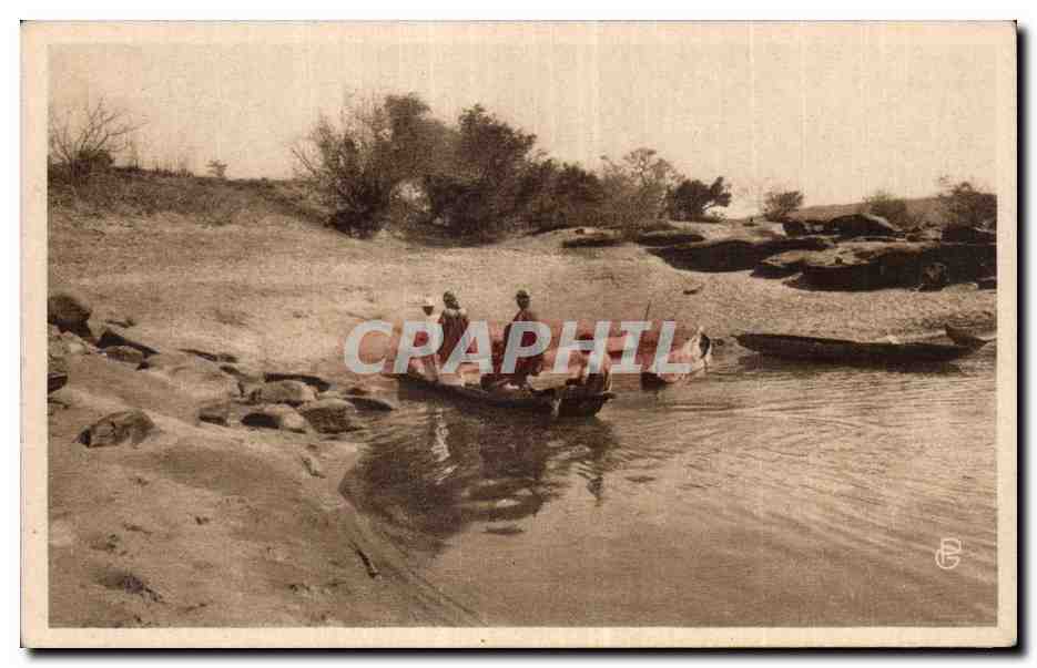 Afrique - Africa - Mali - Bamako - Pirogue sur le Niger - CPA 