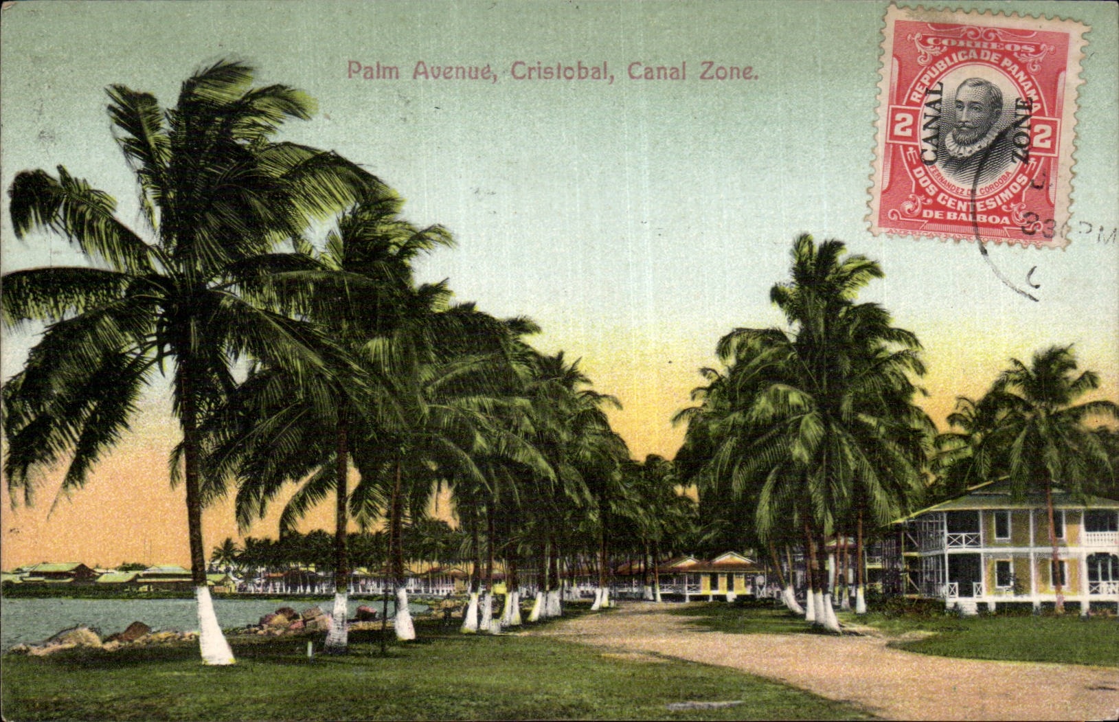 Panama - Palm Avenue - Cristobal - Canal Zone - CPA 