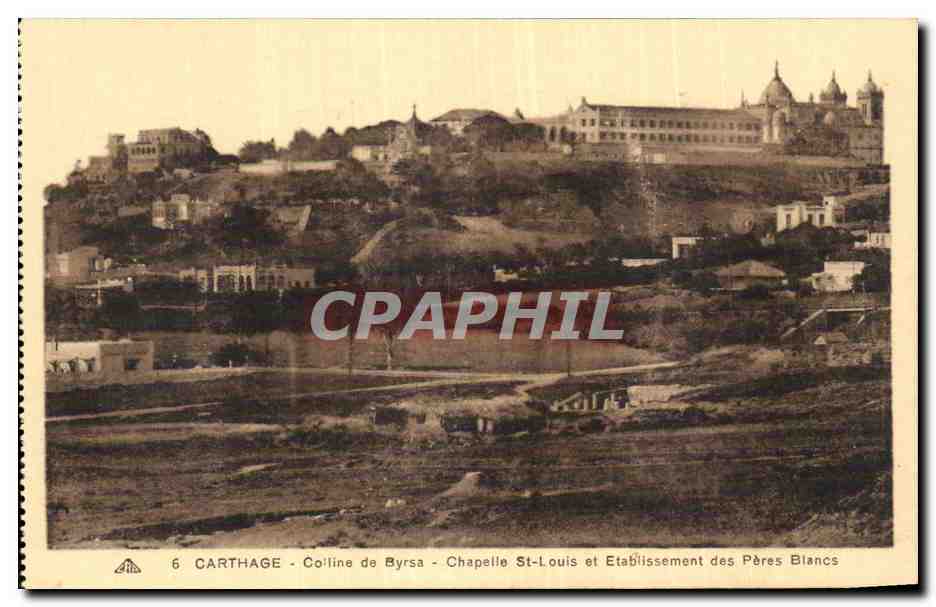 Afrique - Africa - Tunisie - Carthage - Colline de Byrsa - Chapelle st Louis - CPA 