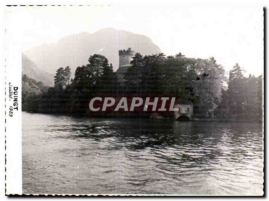 Château sur lac — Duingt — Duingt, 1959