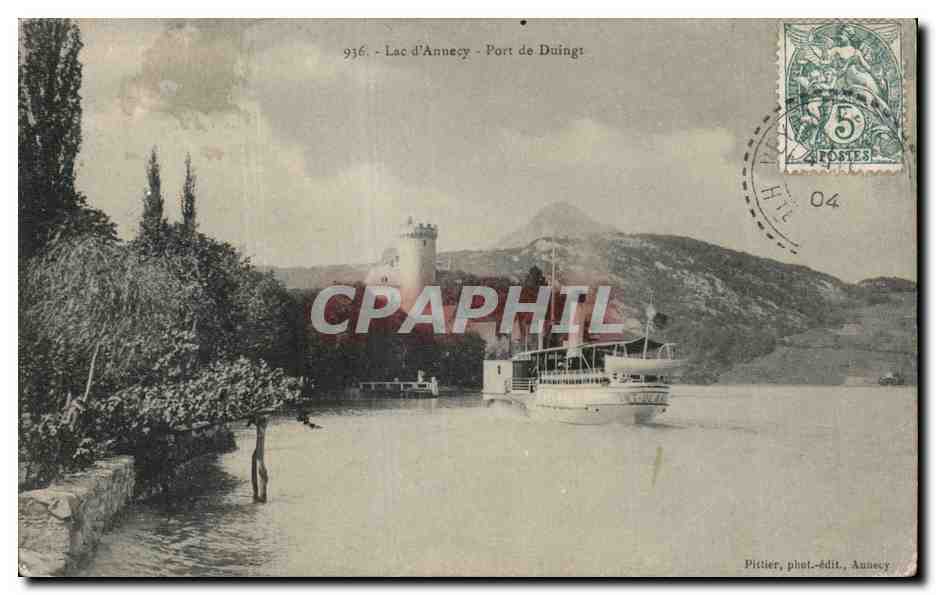 Annecy - Le Lac - Port de Duingt - CPA