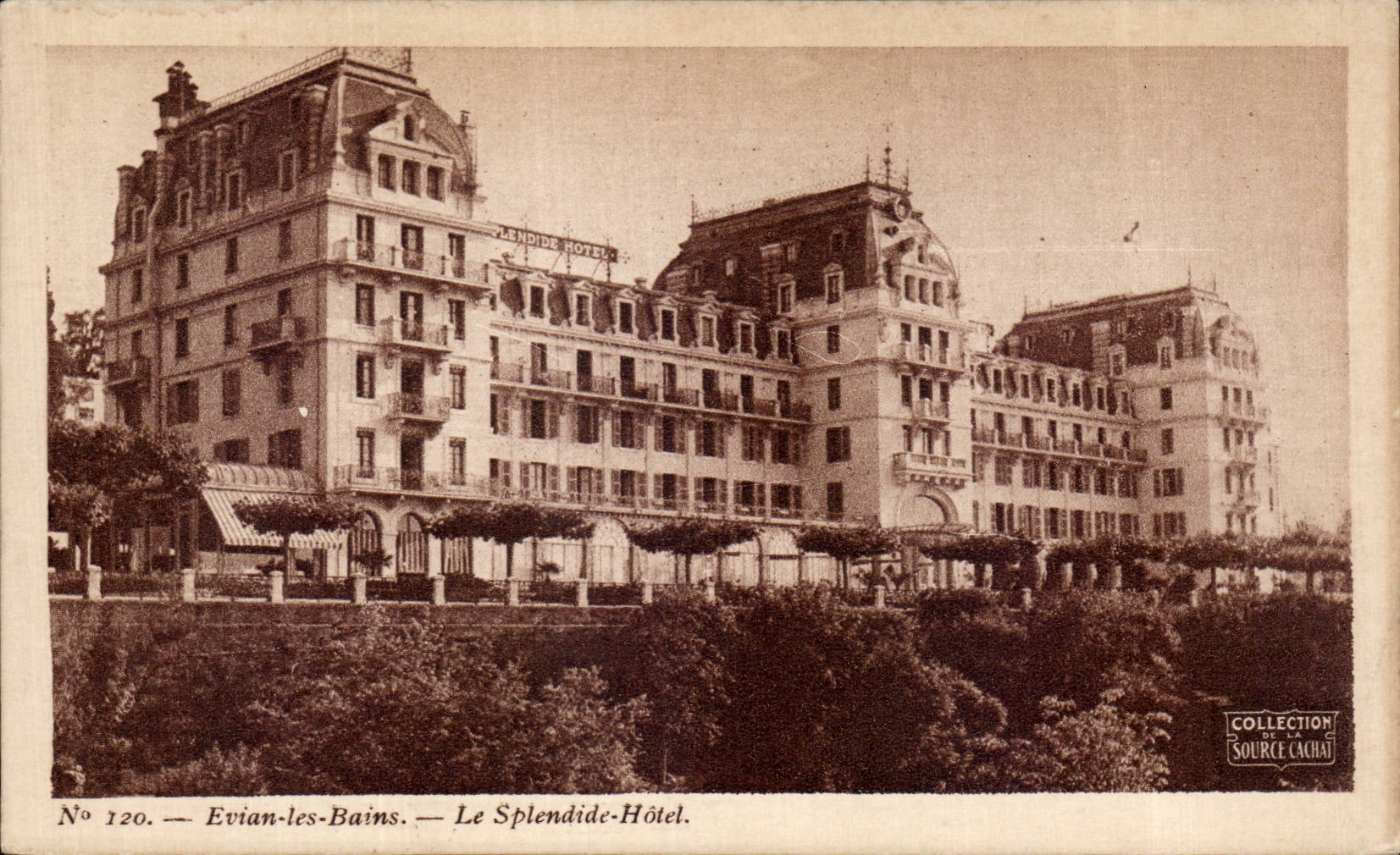 Evian les Bains - Le Splendide Hotel - CPA