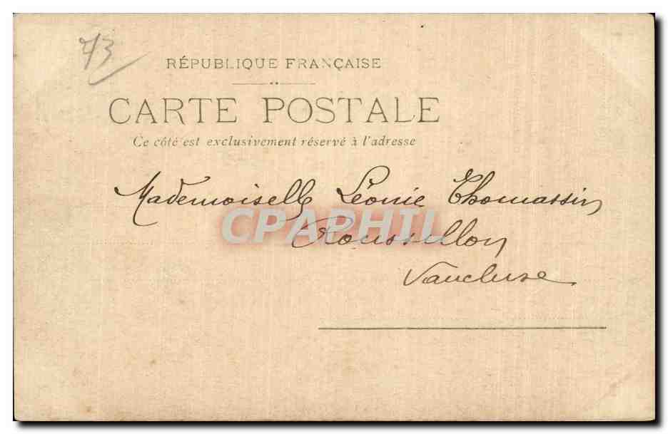 Evian les Bains - Les Bains - CPA  — Verso