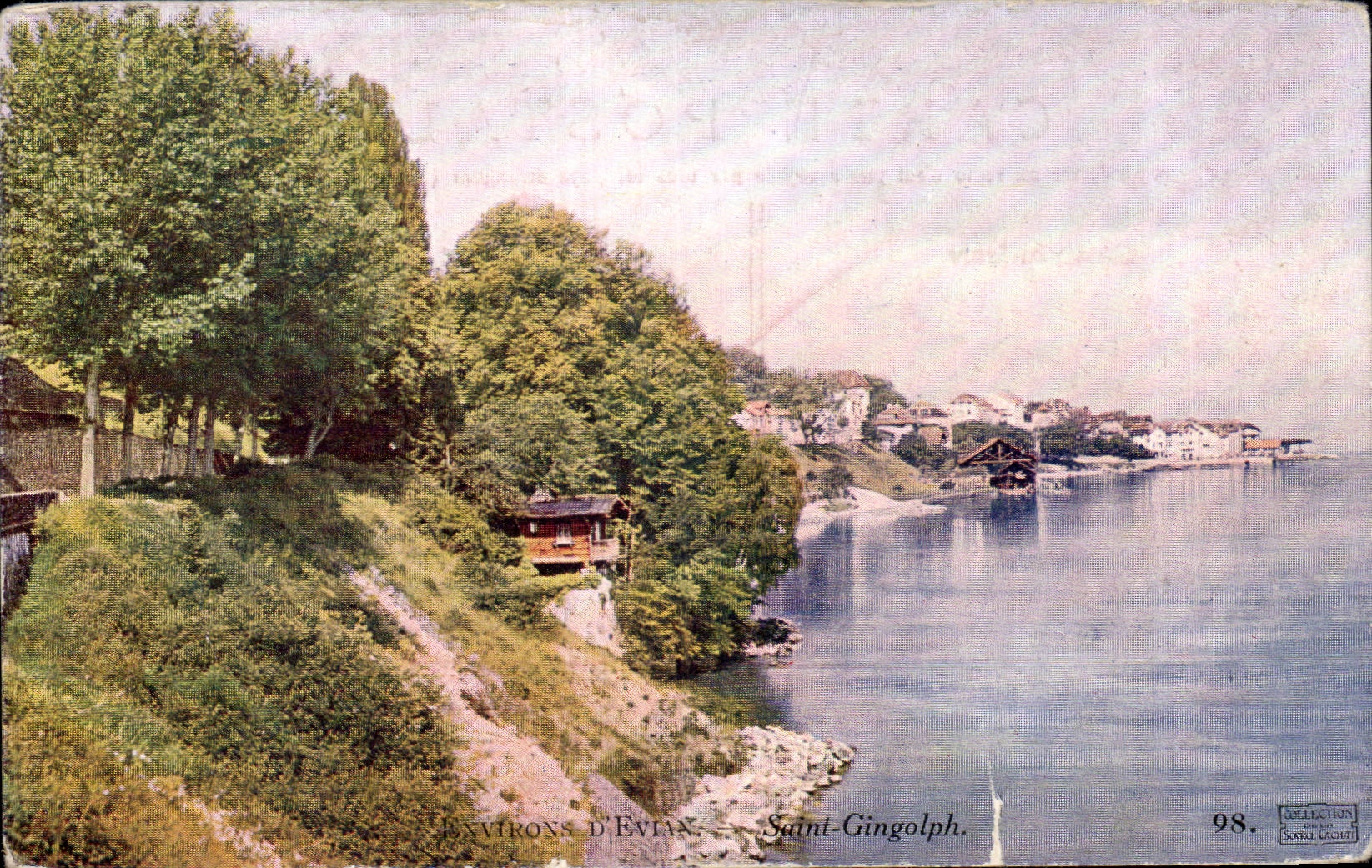 Evian les Bains - Saint Gingolph - Antike Ansichtskarte