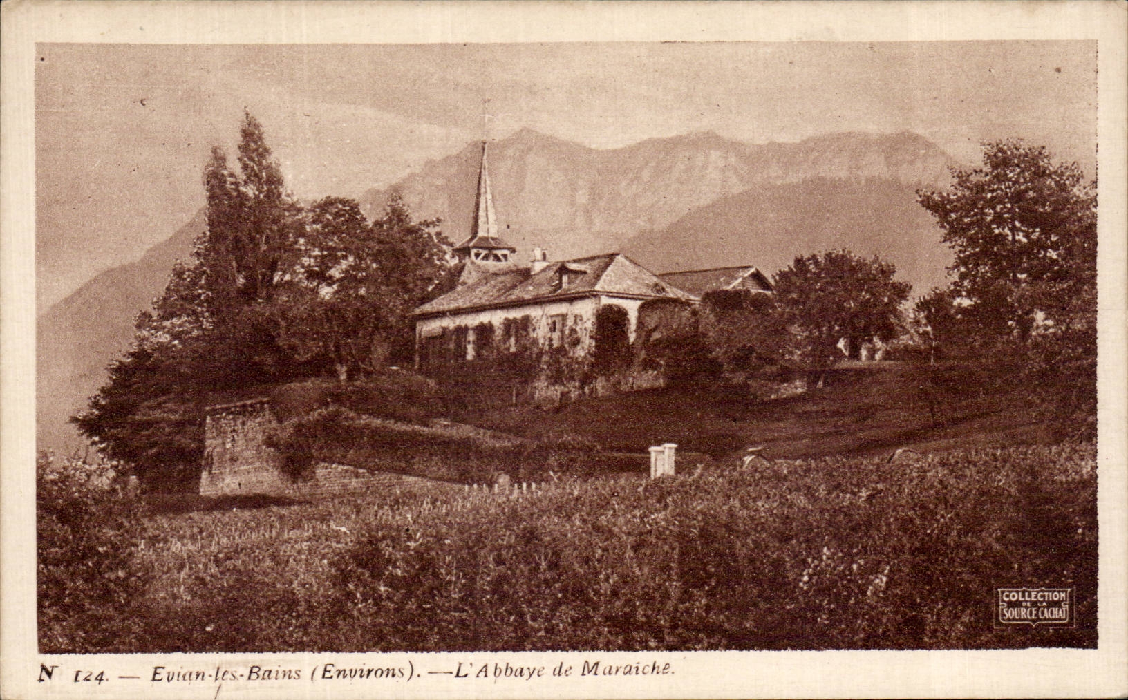 Evian les Bains - L Abbaye de Maraiche - CPA 