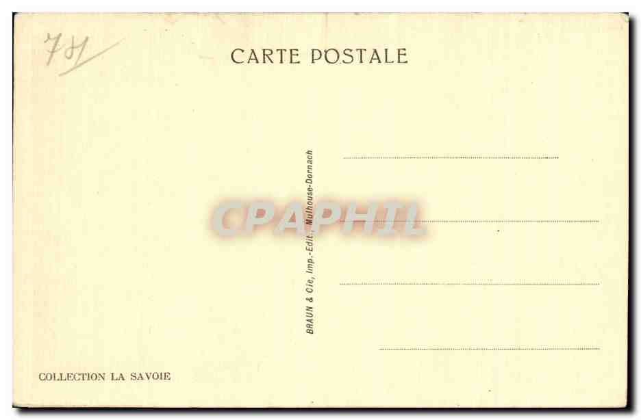 Évian-les-Bains — Hôtel de Ville — Braun & Cie, Imp.-Édit. Mulhouse-Dornach — Verso