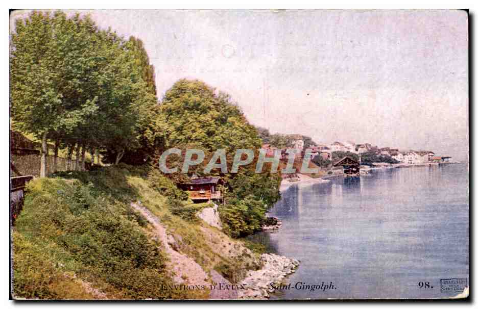 Evian les Bains - Saint Gingolphe - CPA 