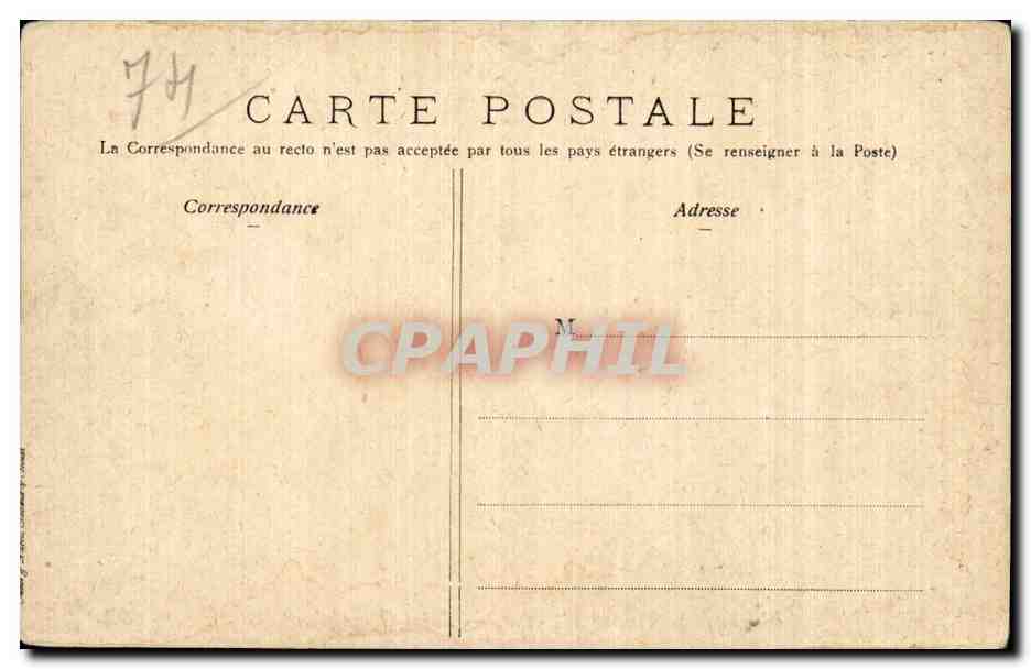 Evian les Bains - Saint Gingolphe - CPA  — Back