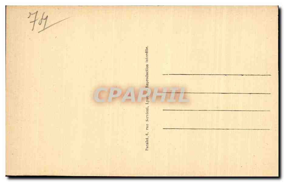 Evian les Bains - Le Port - CPA  — Verso