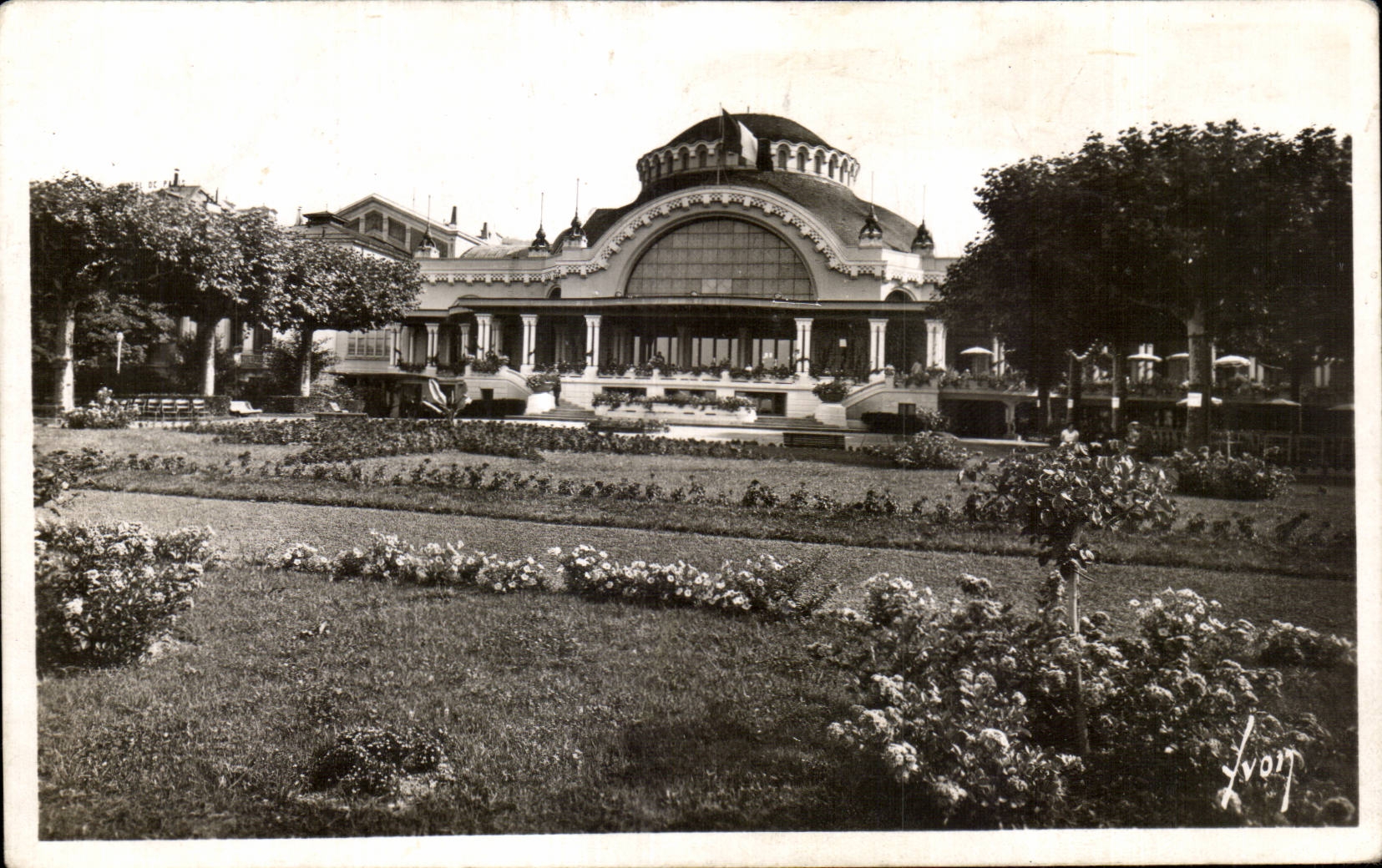 Evian les Bains - Le Casino - Les Jardins - CPA 