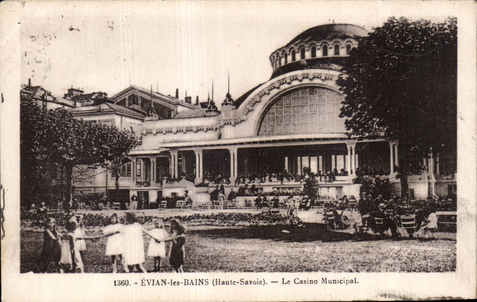 ÉVIAN-les-BAINS (Haute-Savoie) — Le Casino Municipal — éditeur 1360