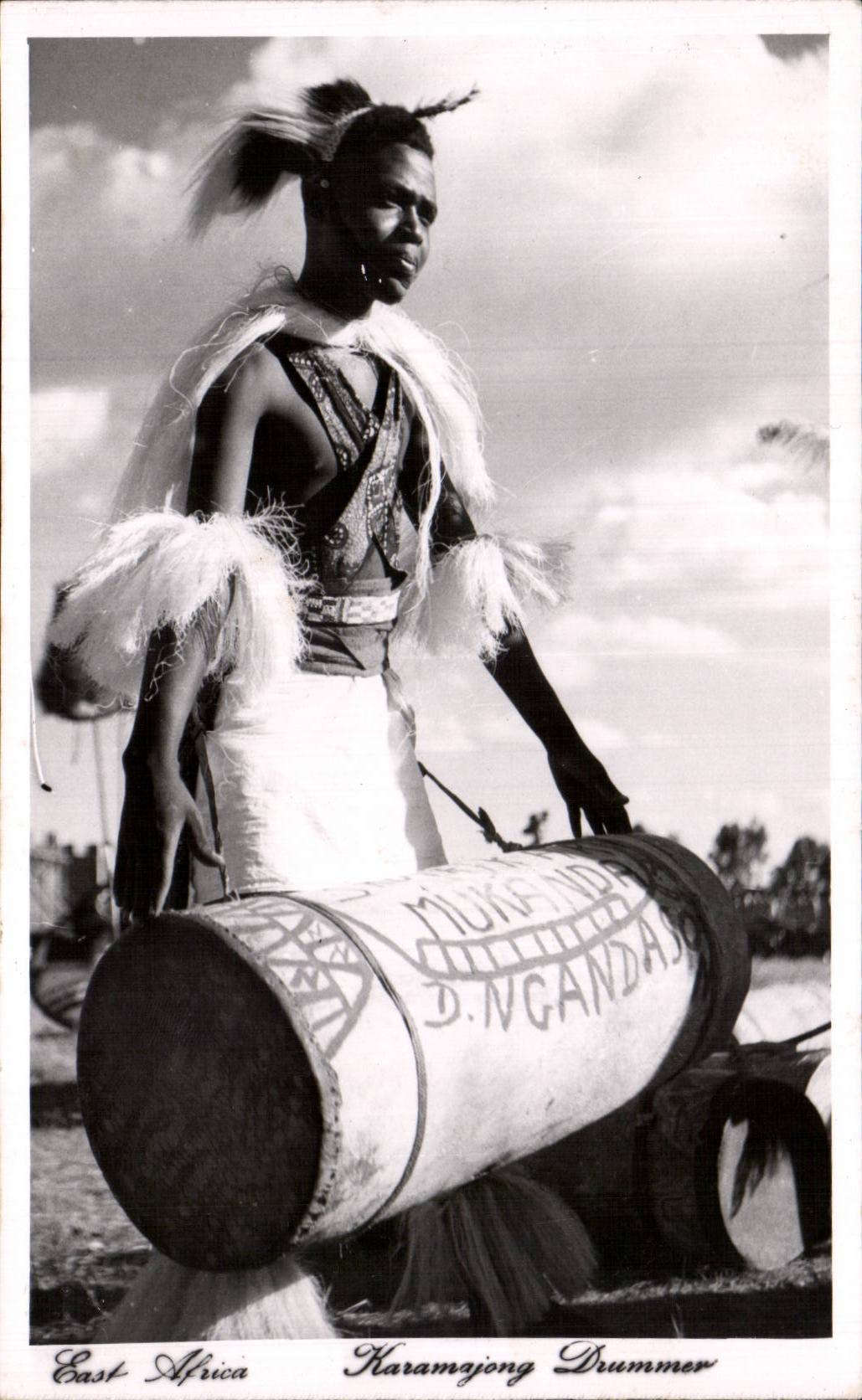 CPA East Africa Karamajong Drummer Kenya Musique 