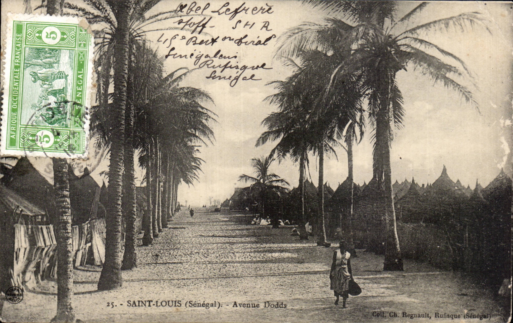 CPA Senegal Saint Louis Avenue Dodds