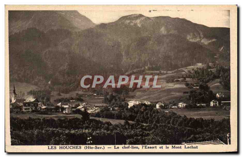 Les Houches (Hte-Sav.) — Le chef-lieu, l’Essert et le Mont Lachat