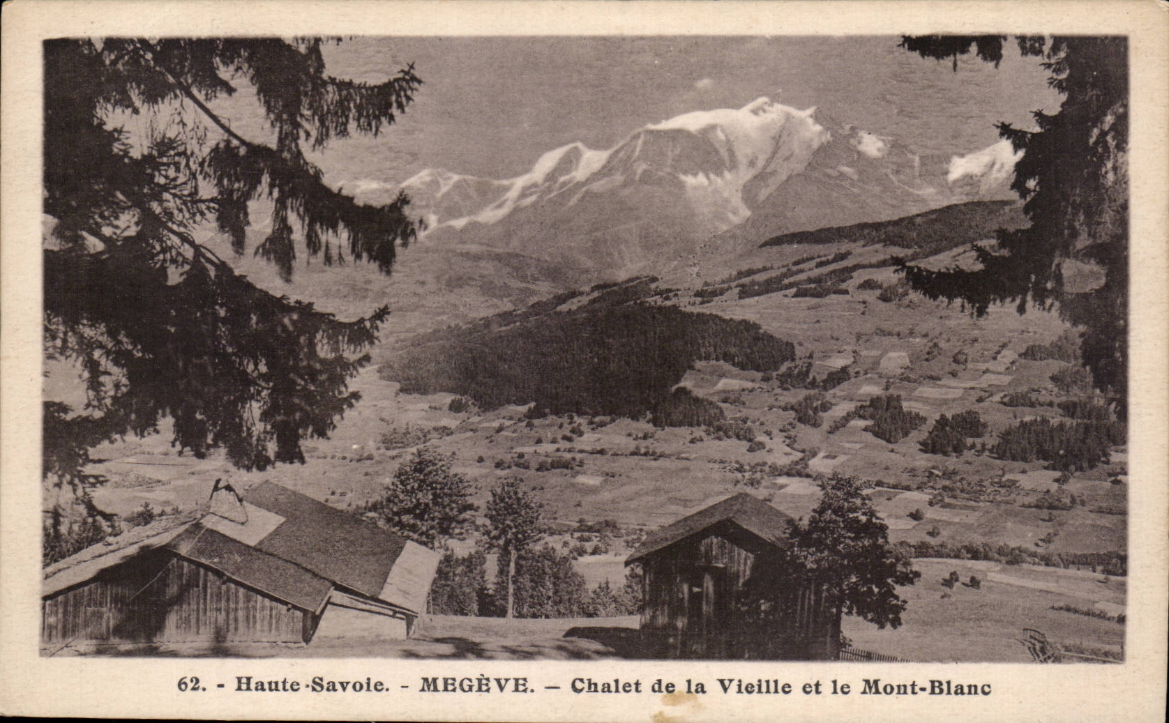 Chalet de la Vieille et le Mont-Blanc — Megève — Haute-Savoie — n°62