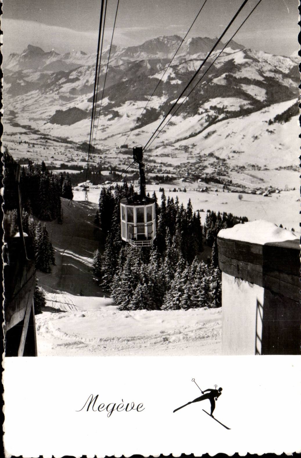 Megève — Vue du téléphérique du Mont-d'Arbuis — Photos LE MODULI