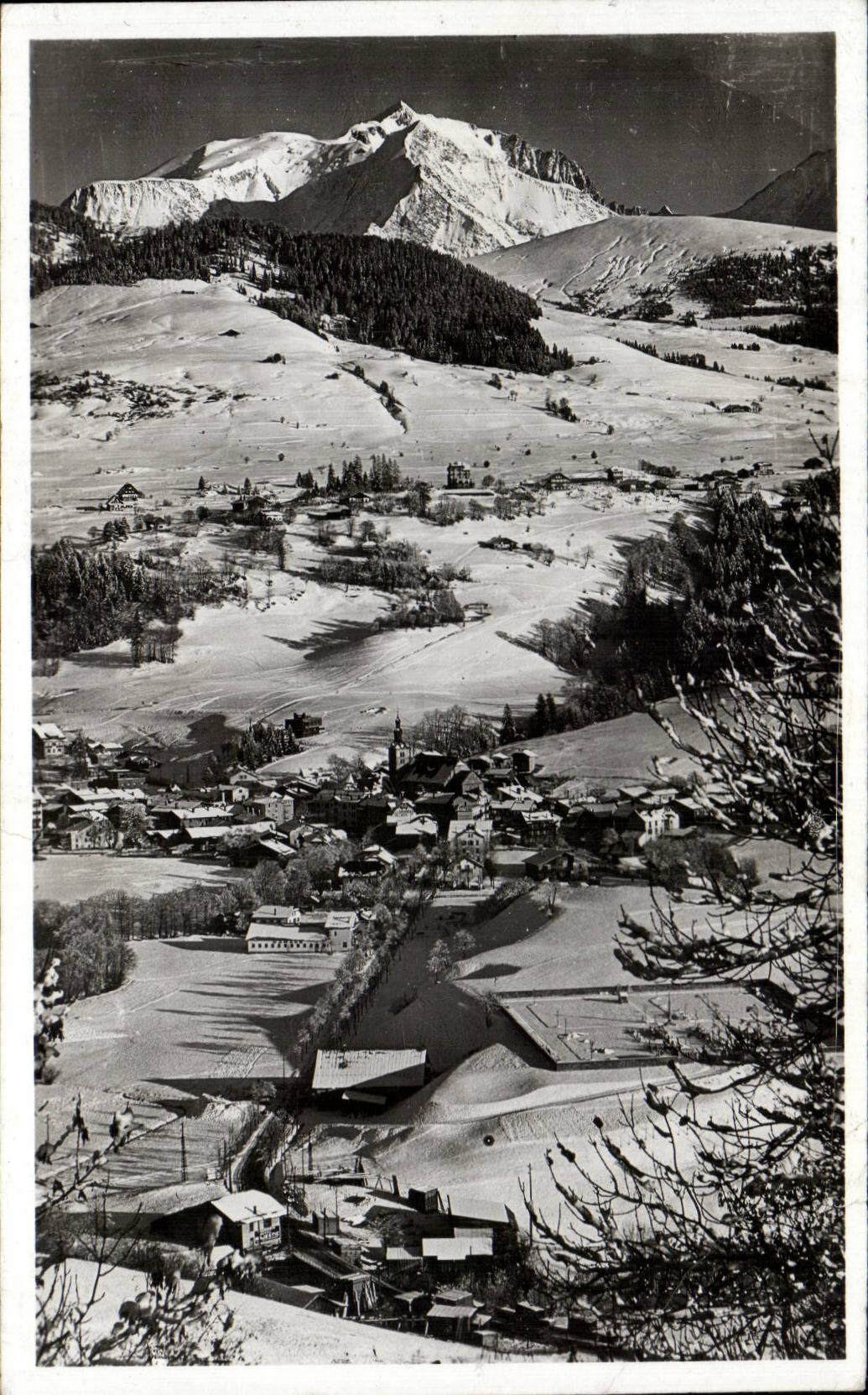 Savary — Vue panoramique enneigée — Savary Hôtel Marinière