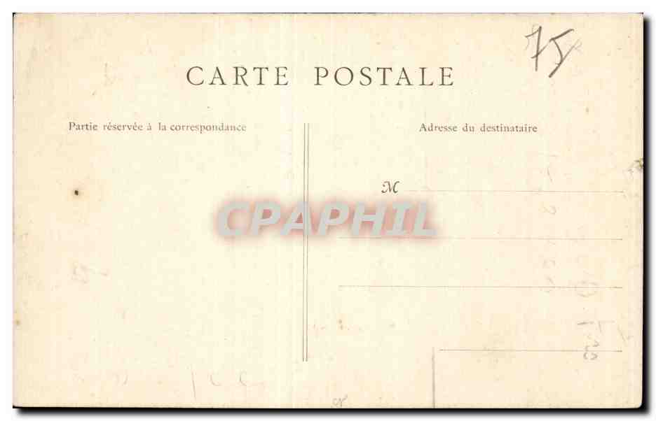 CPA Paris Bourse du commerce — Rückseite