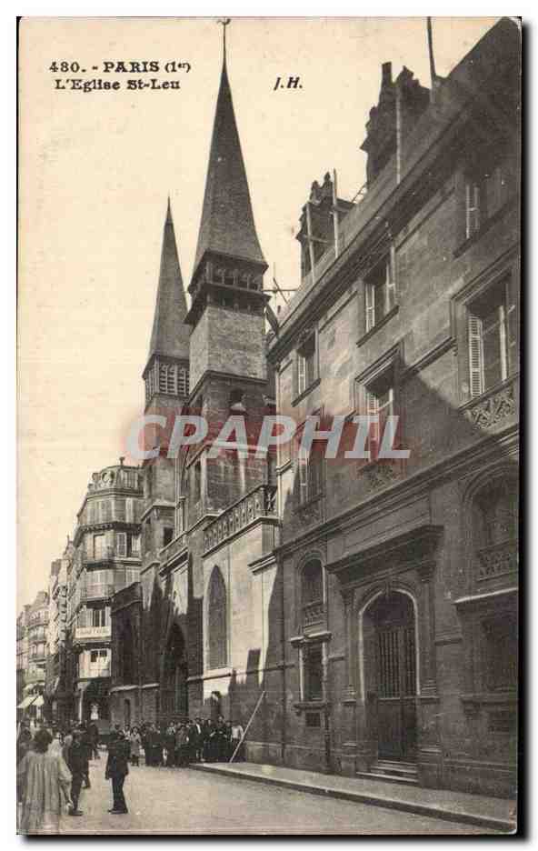 CPA Paris Eglise Sdt leu St Gilles