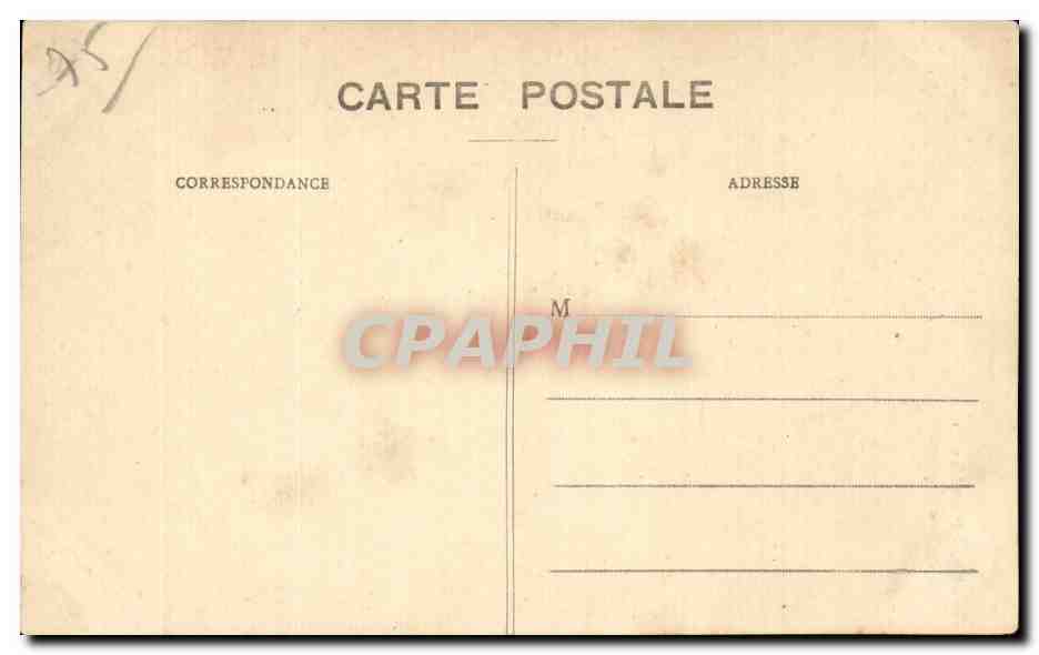 CPA Paris Eglise Sdt leu St Gilles — Rückseite