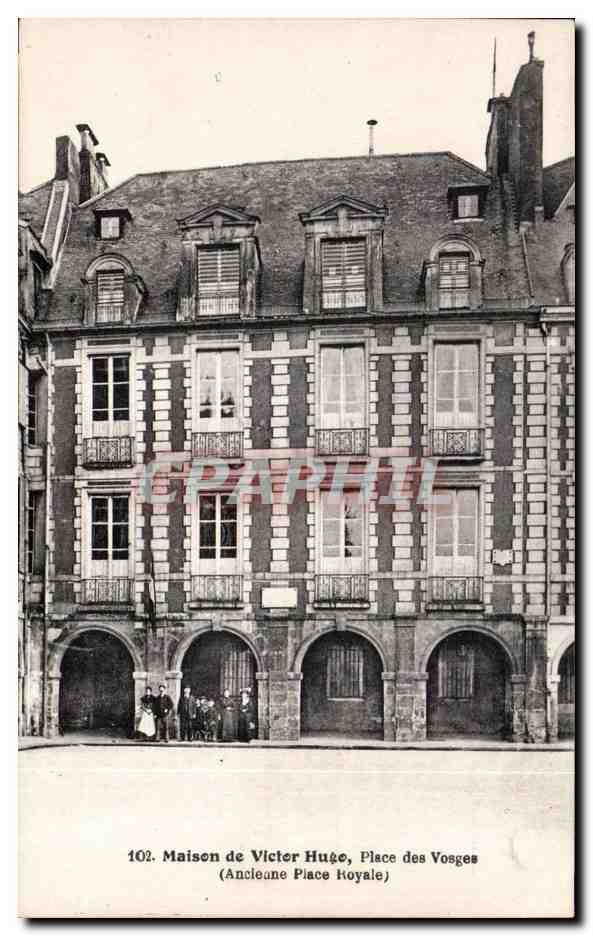 CPA Paris Maison de Victor Hugo Place des Vosges Ancienne place royale