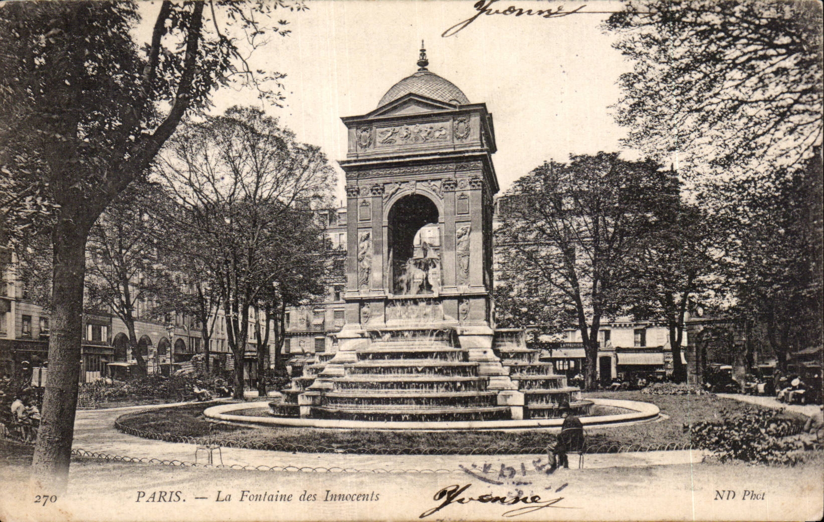 CPA Paris Place des Innocents