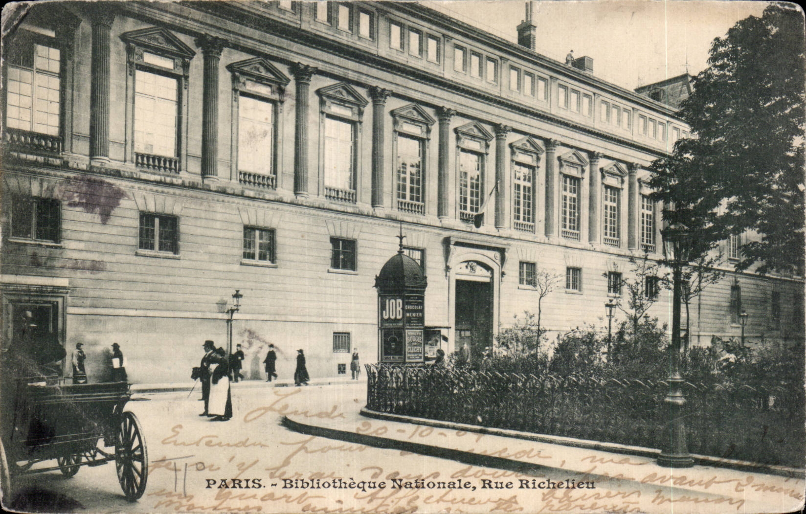 CPA Paris Bibliotheque Nationale Rue Richelieu Library 