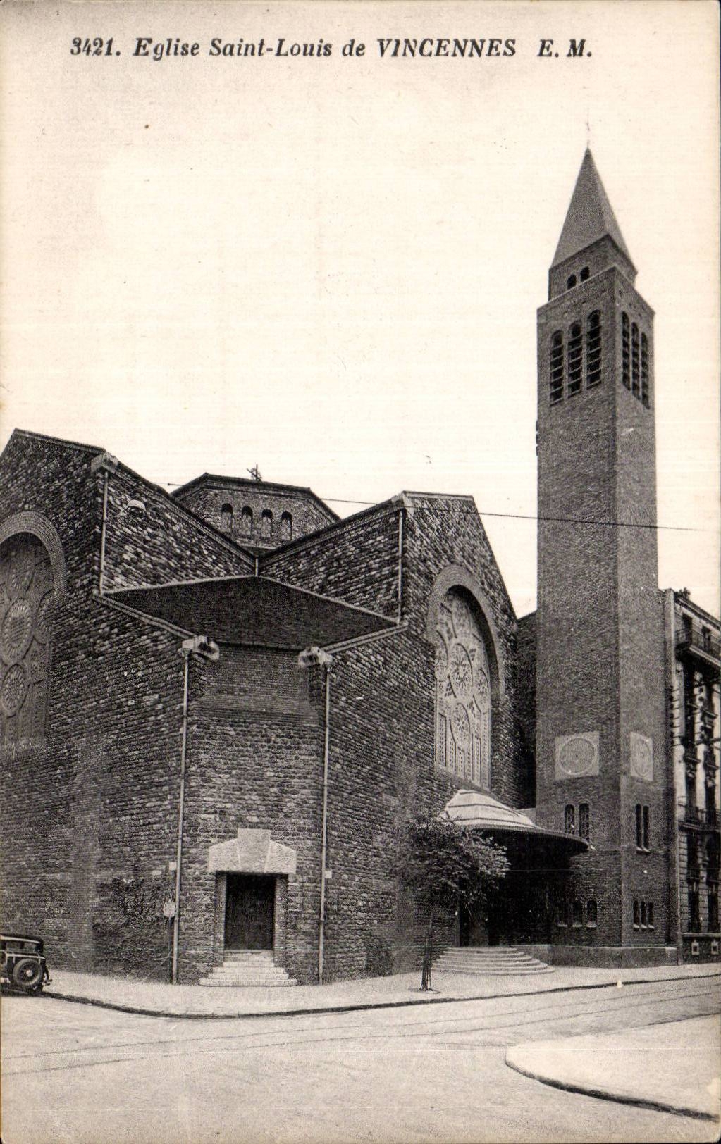 CPA Vincennes Eglise Saint Louis 