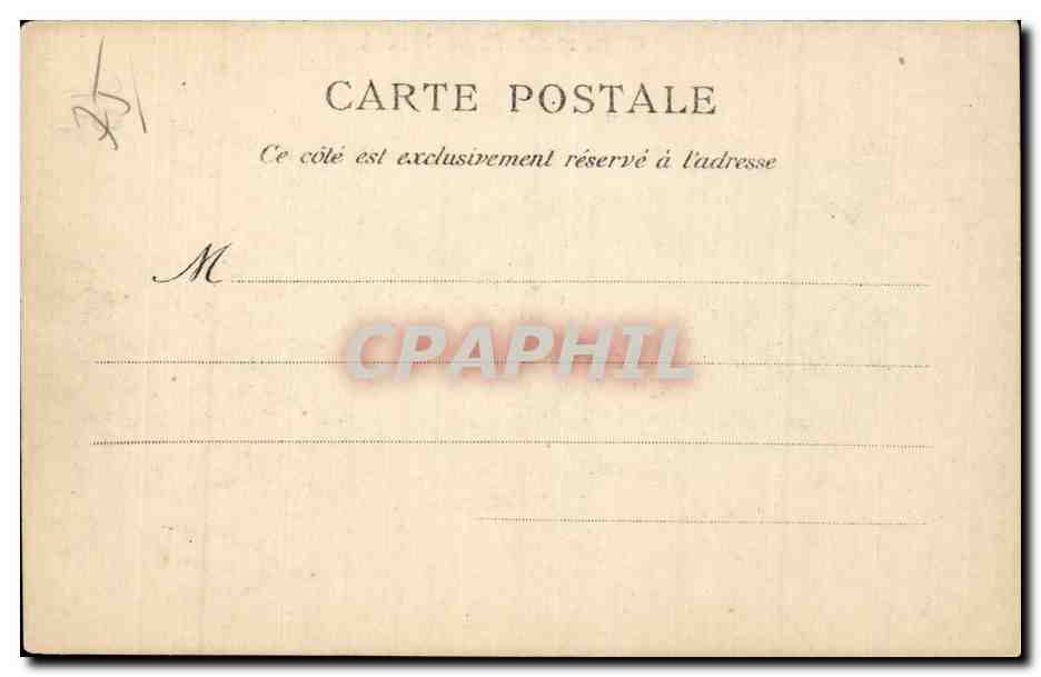 L'Opéra à Paris — Les Souverains d'Italie — éditeur JOUGLA — Rückseite