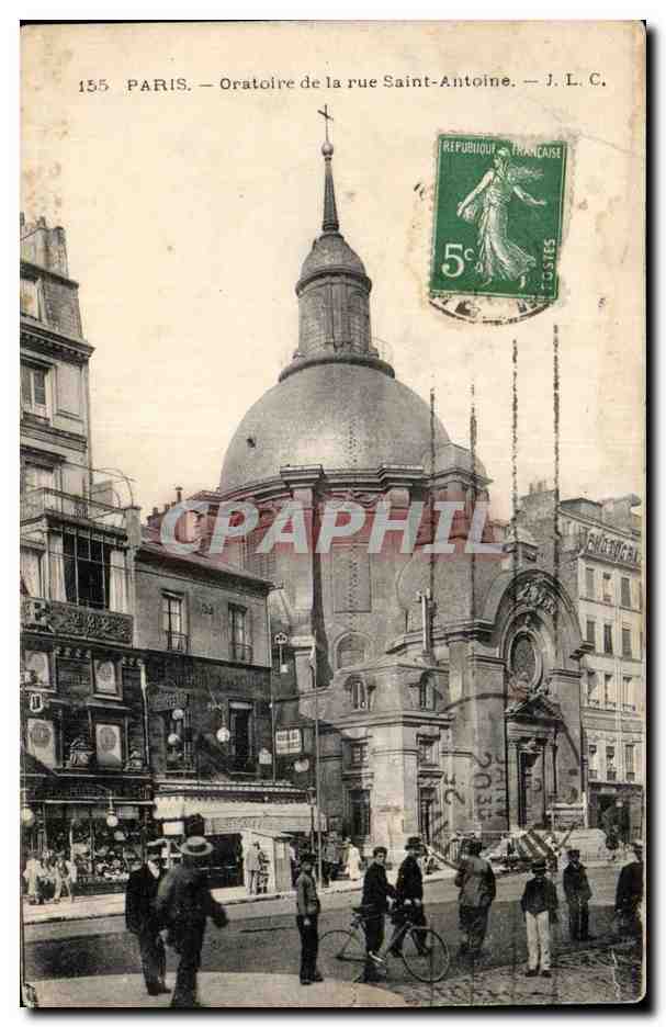 CPA Paris Oratoire de la rue Saint Antoine