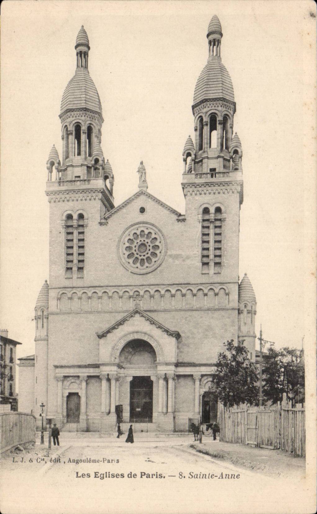 CPA Paris Les eglises de Paris Saint Anne