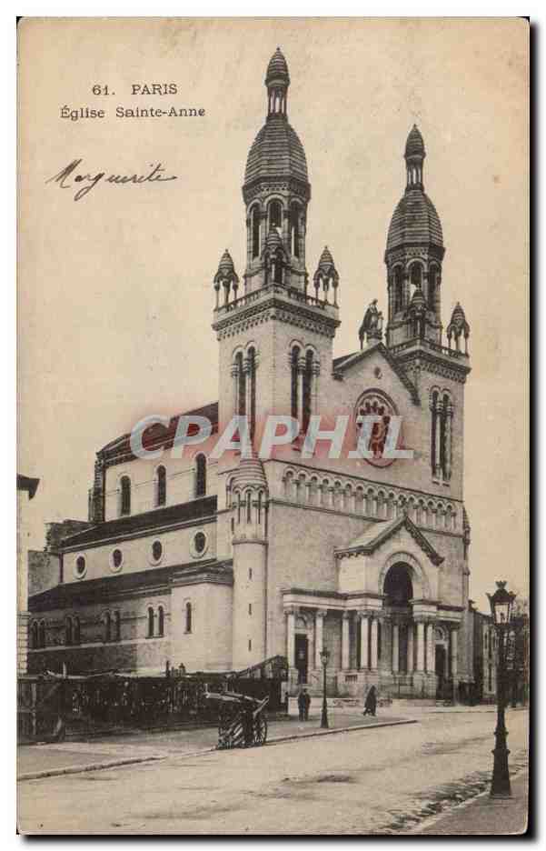 CPA Paris Les eglises de Paris Saint Anne