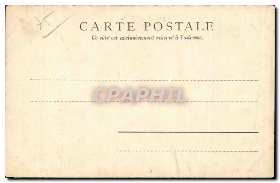 CPA Paris Le musee des arts et metiers  — Rückseite