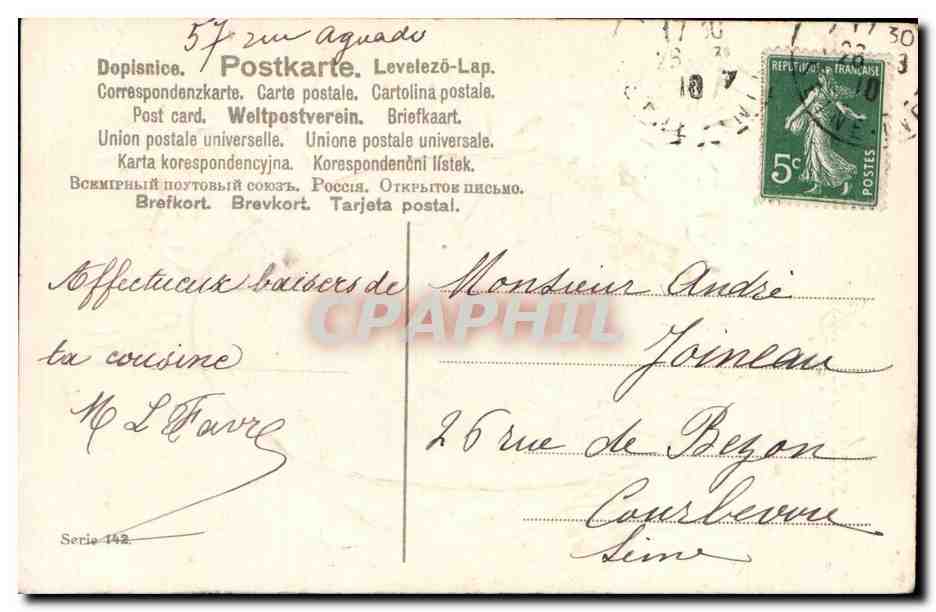 CPA Fantaisie Oeufs Joyeuses Paques Easter — Rückseite