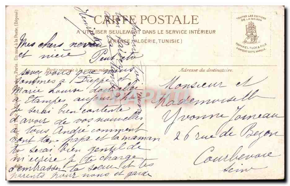 CPA Fantaisie Poussins Grenouille frog Paques Easter — Rückseite