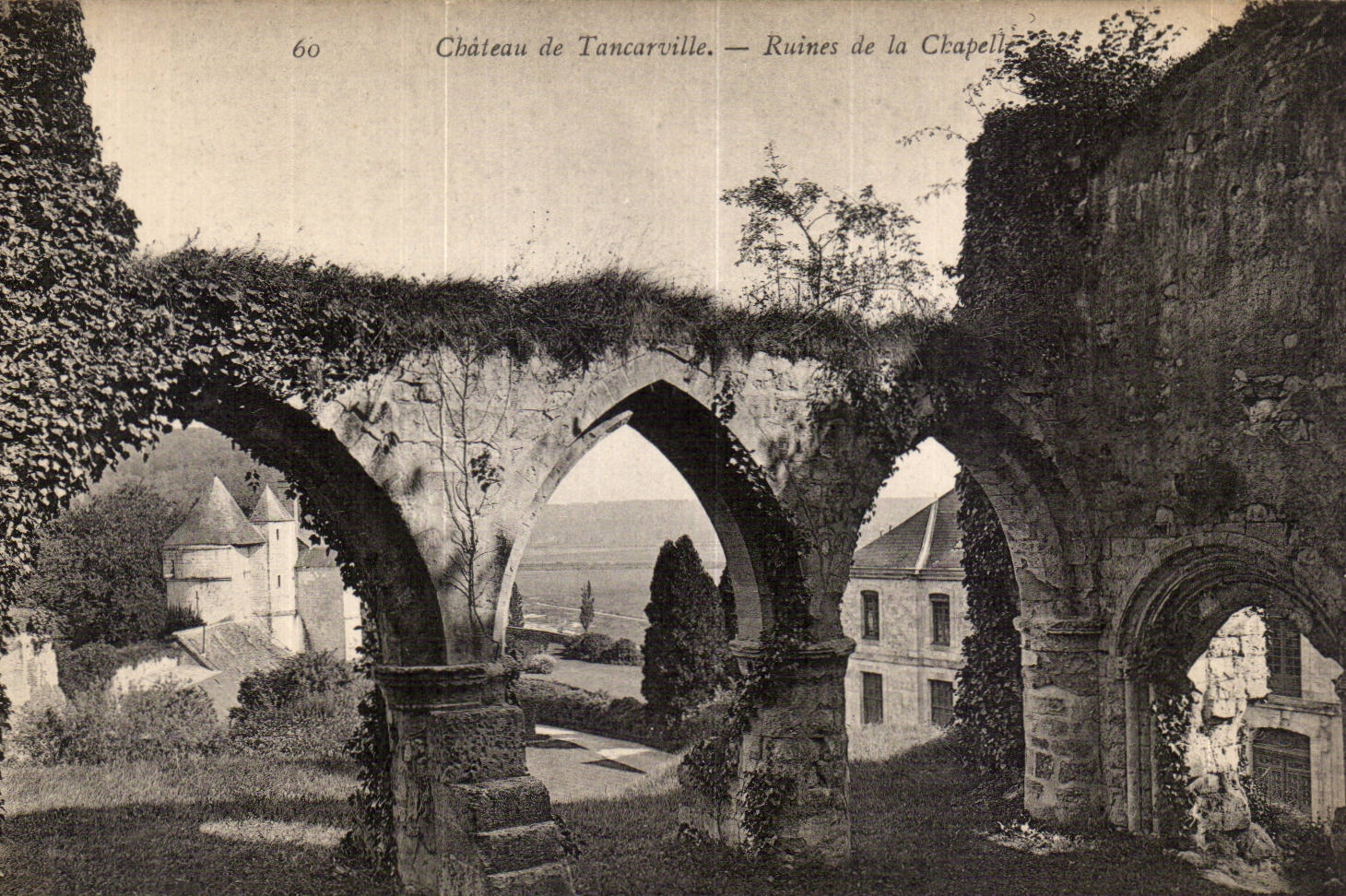 Tancarville - Le Chateau - Ruines de la Chapelle - CPA 