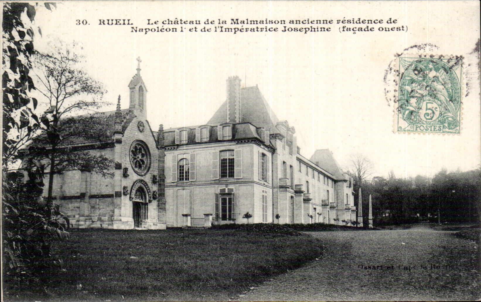 Reuil - Chateau de la Malmaison - residence de Napoleon I et de la Josephine - CPA 