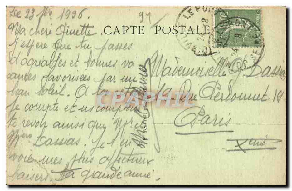Joinville le Pont - Les Bords de la Marne - CPA  — Rückseite