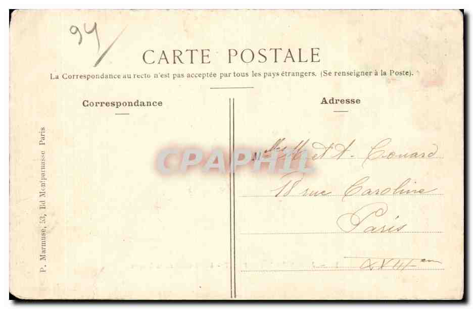 Joinville-le-Pont — Boulevard de la Marne — P. Marmuse, 53, bd Montparnasse, Paris — Reverso