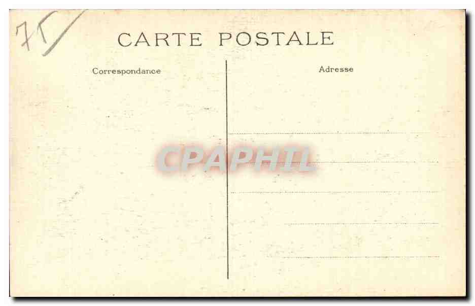 Paris - 20 - Pere Lachaise - Tombeaux Historique - CPA  — Rückseite
