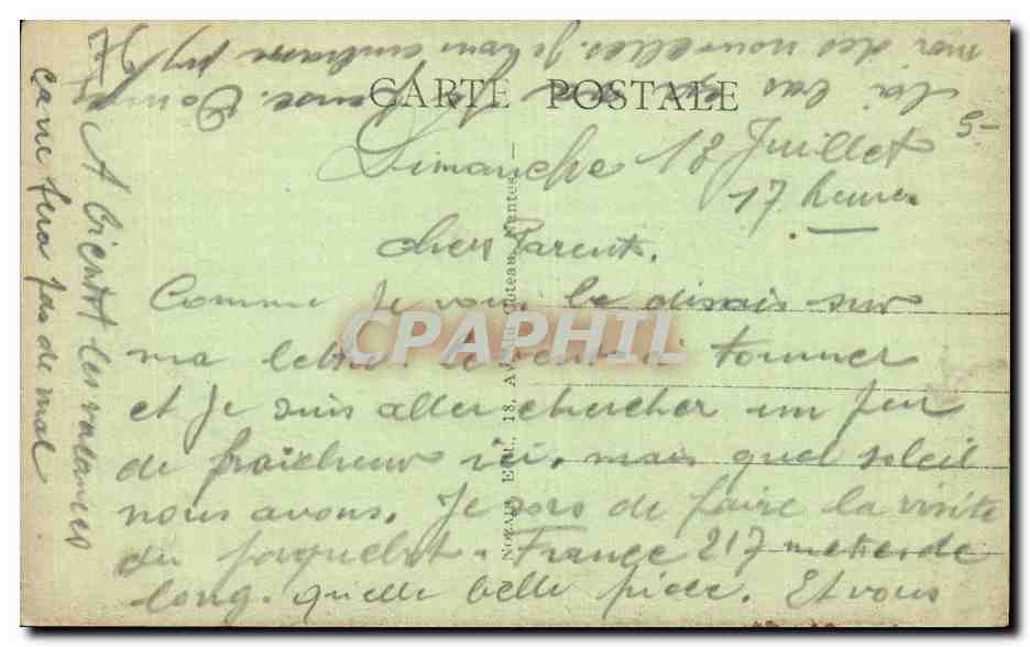 Le Havre - Ste Adresse - Vue Generale a maree haute - CPA  — Rückseite